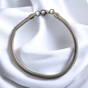 Herringbone Stainless Steel 8.3 inch long and 4mm width bracelet
